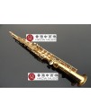 SUZUKI  降B調高音 SAXOPHONE  一體管 金色